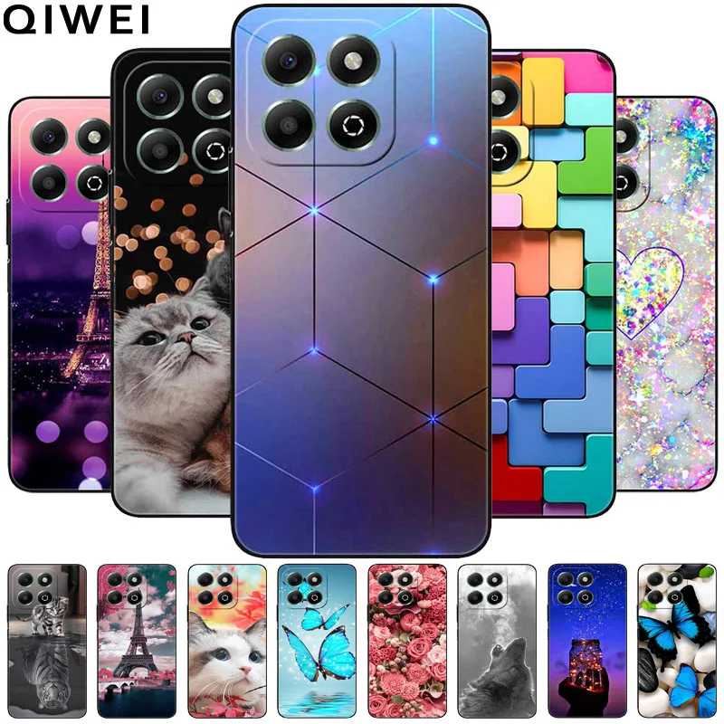 For Honor 200 Smart 5G Case Luxury Cartoon TPU Silicon Back Cases On for Honor200 Smart 200Smart Phone Cover Cute Soft Bag 6.8''