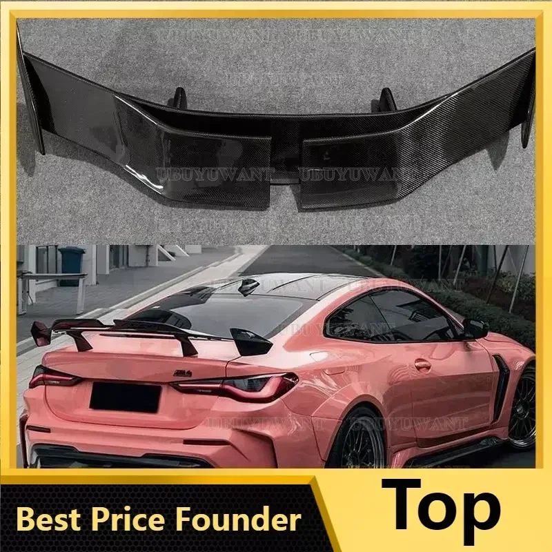 G82 Carbon Spoiler For BMW M4 4 Series G22 G26 M430i M440i Universal Car Rear Wing Type SDT Accessories