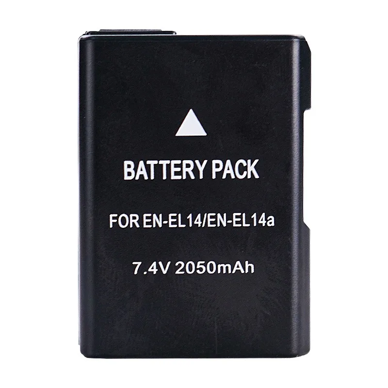 EN-EL14 EN-EL14a Battery 2050mAh for Nikon D3200 D3400 D5100 D5200 D5300 D5500 D5600 D3100 D3300 DSLR Camera