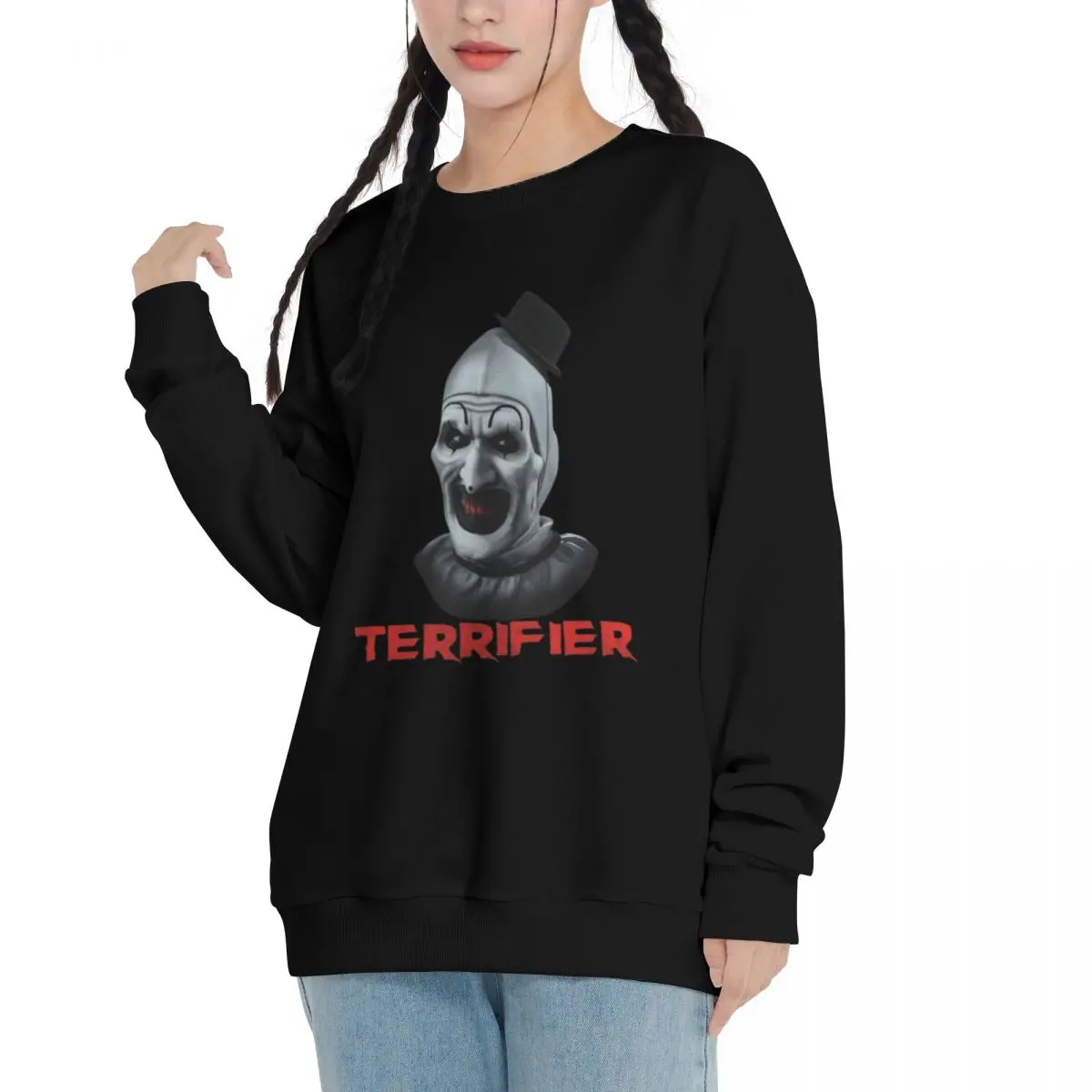 Terrifier 2 2024 New Spring and Autumn Cotton Blend Sweatshirt Casual Sport Design Round Neck Pullover