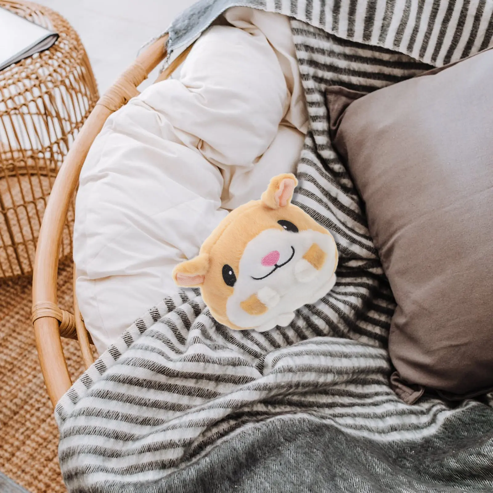 

Remote Control Interactive Dog Plaything with Cartoon Design Self Moving Bouncing Ball USB Rechargeable for Puppy Playtime