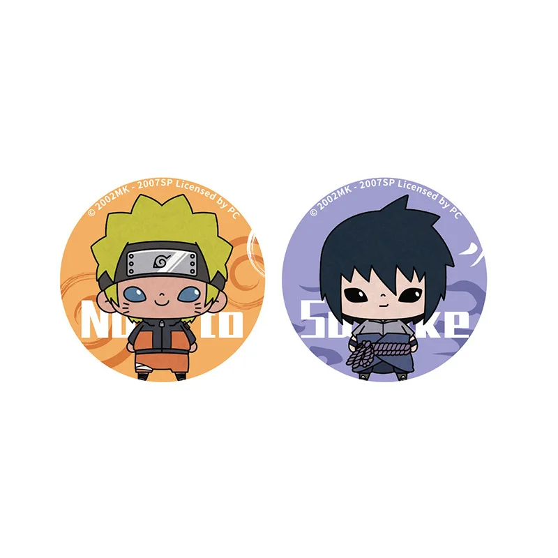 Brdwn Naruto 20th Anniversary Sasuke China Official Authorization Cosplay Short Plush Badge