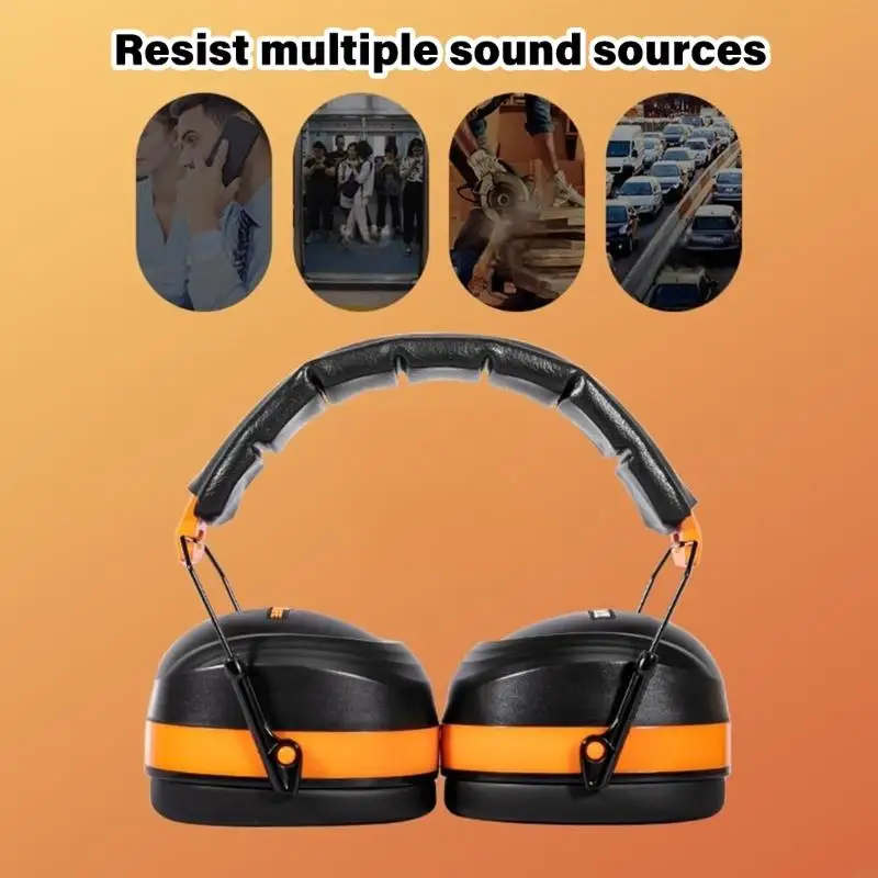 

34dB Noise Cancelling Headphone Kids Adults Sound Blocking Hearing Protections Earmuffs Adjustable Hearing Protectors 896C