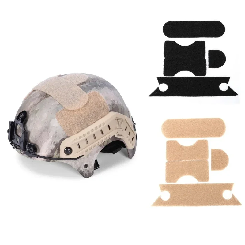 FAST Helmet Magic Sticker Hunting CS Helmet Patches Hook and Loop Sticky for AF Fast Mich IBH M88 Helmet Tape Cover Sticker