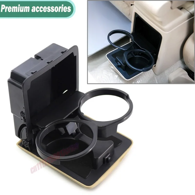 For Subaru Forester 2002 2003 2004 2005 2006 2007 2008 2009 2010 2011 2012 Rear Center Console Folding Cup Holder