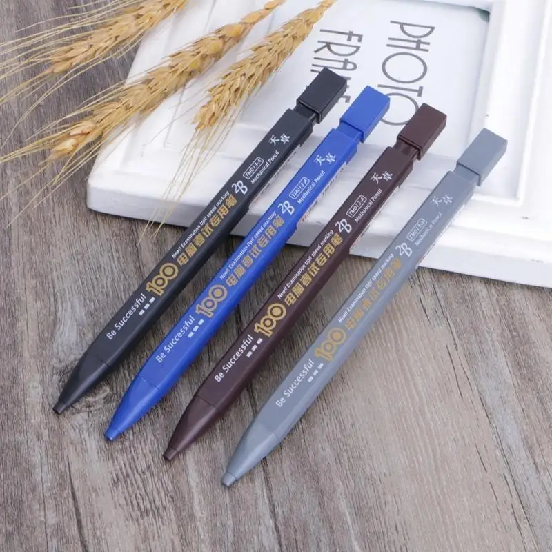 H7JF 2B Черный лидерный держатель экзамен механический карандаш.