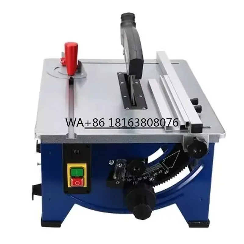Portable 8-inch 45-Degree Aluminum Sliding Table Saw Dust-Free Electric Engine 2.2KW Precision Household Professional 1 Year