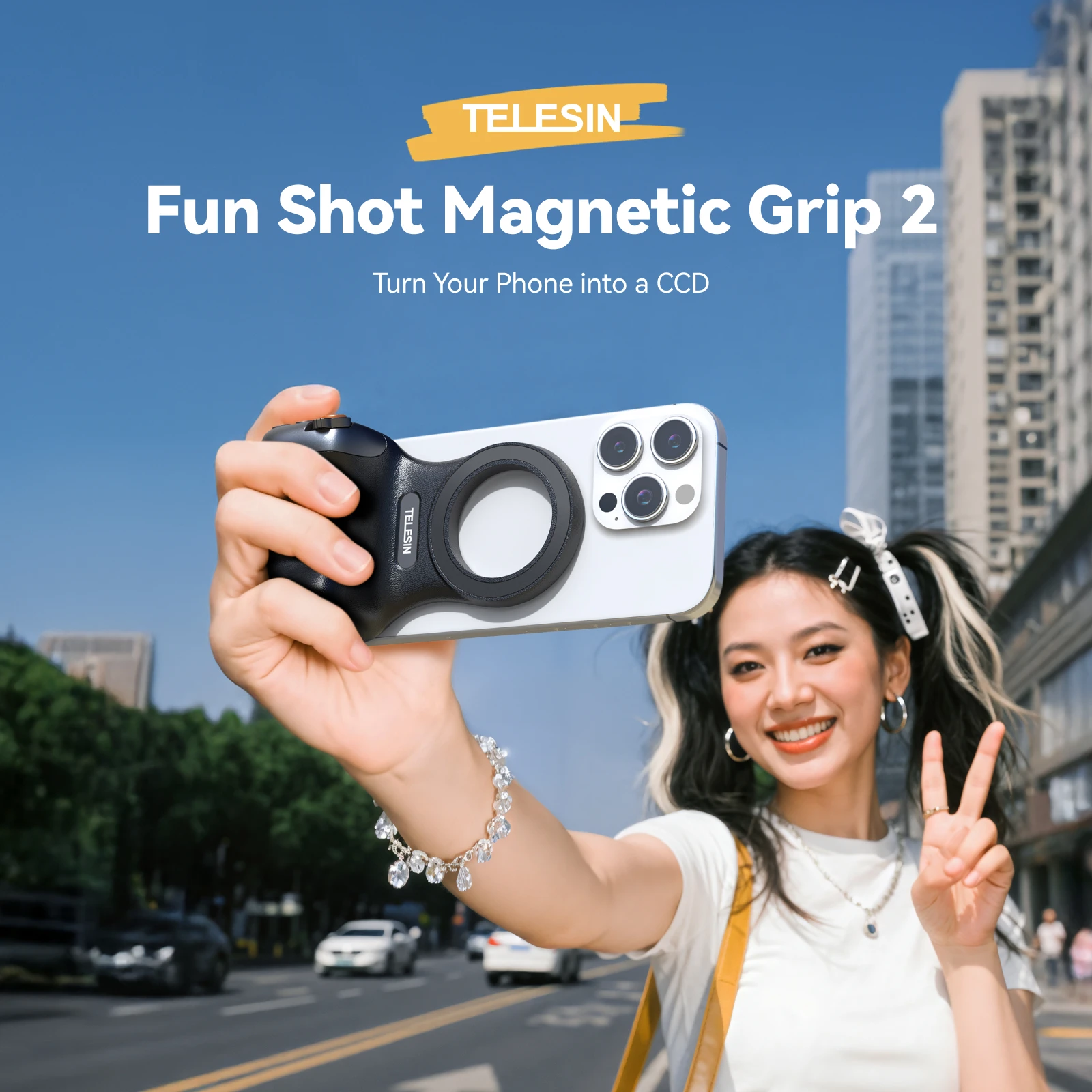 泰迅七彩磁気カメラは、apple-iphone、huawei携帯電話の写真撮影コントローラー、ワイヤレスbluetoothリモコンに適しています。