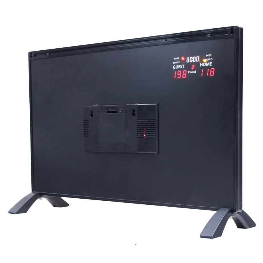 لوحة نتائج إلكترونية LED فائقة السطوع على الوجهين مكونة من 11 رقمًا لسطح المكتب ولوحة نتائج كرة السلة الرقمية لألعاب الكرة والتدريب الرياضي #3