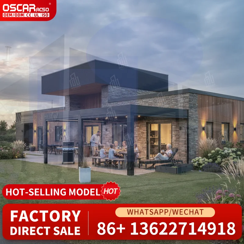Wholesale Best Seller Aluminum Veranda Design Outdoor Prefab Sunroom Conservatory for Backyards Gardens and Patios High End Mode