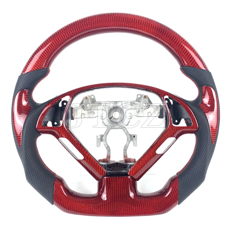 

For Infiniti G35 G37 Q60 G25 2011 2012 2014 2015 2016 Sport Carbon Fiber Steering Wheel Automotive Interior