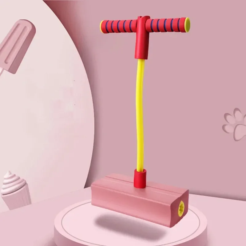 子供用スポーツゲームおもちゃフォームラバースティックジャンパー屋内外兼用楽しいフィットネス器具バウンス感覚向上おもちゃ男の子女の子ギフト