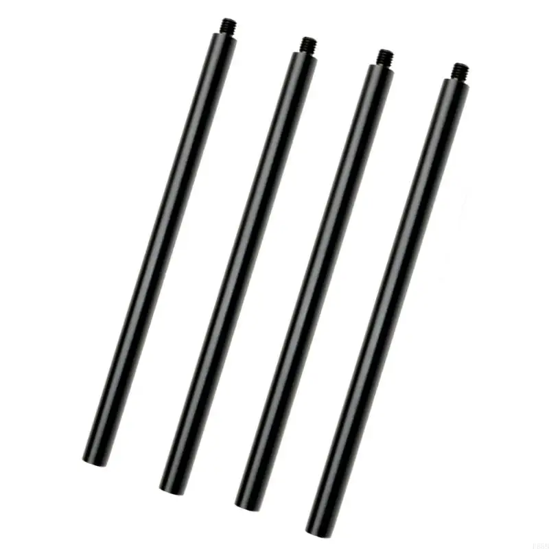 F68B Thread Extension Rod 12mm Diameter Extension Poles Stabilizer Accessory for Tripods and Motorcycle Mounts