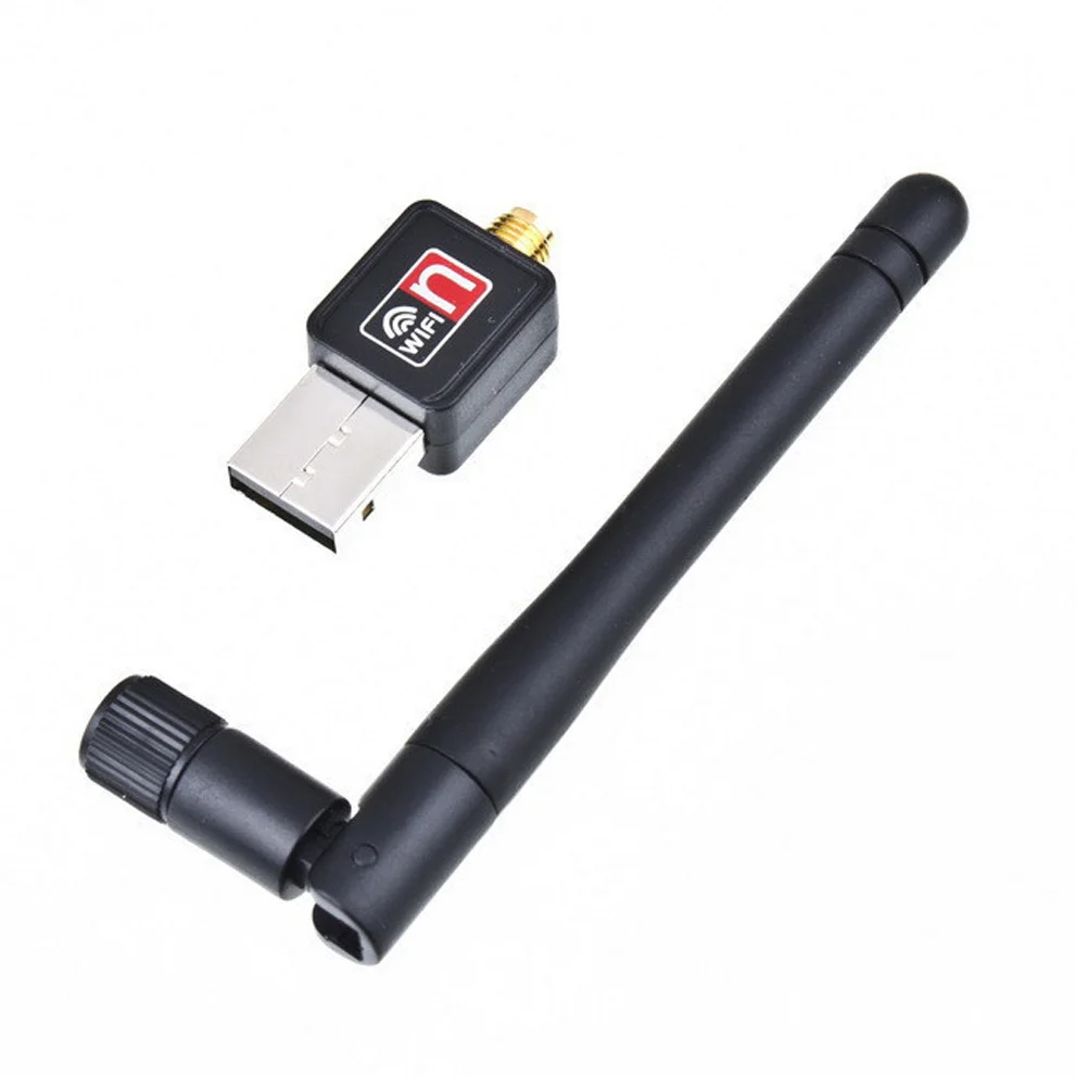 Wireless Usb Adapter 150Mbps Wifi Dongle For Support Wlan Antenna Black Computer Peripheral