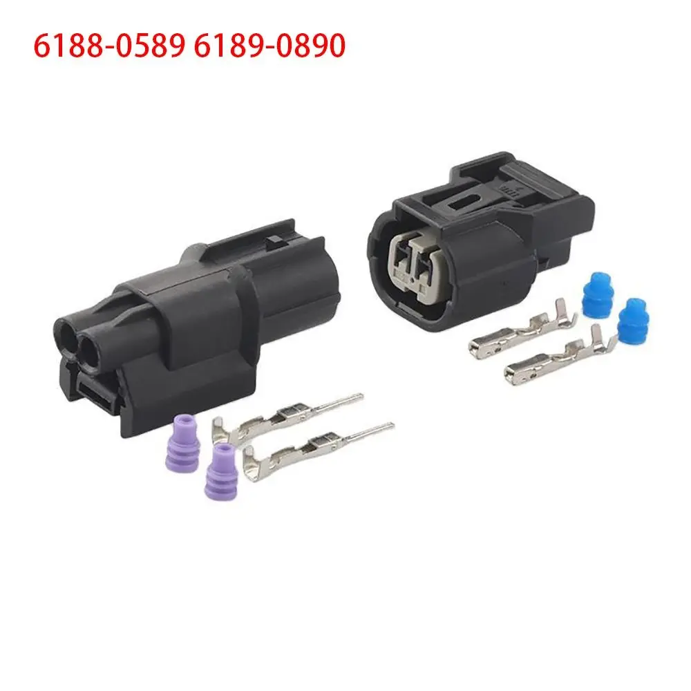 2 Pin 040 Male Female Auto Connector ABS Sensor Plug Press Switch LED Headlight Turn Signal Plug For Hondas 6188-0589 6189-0890