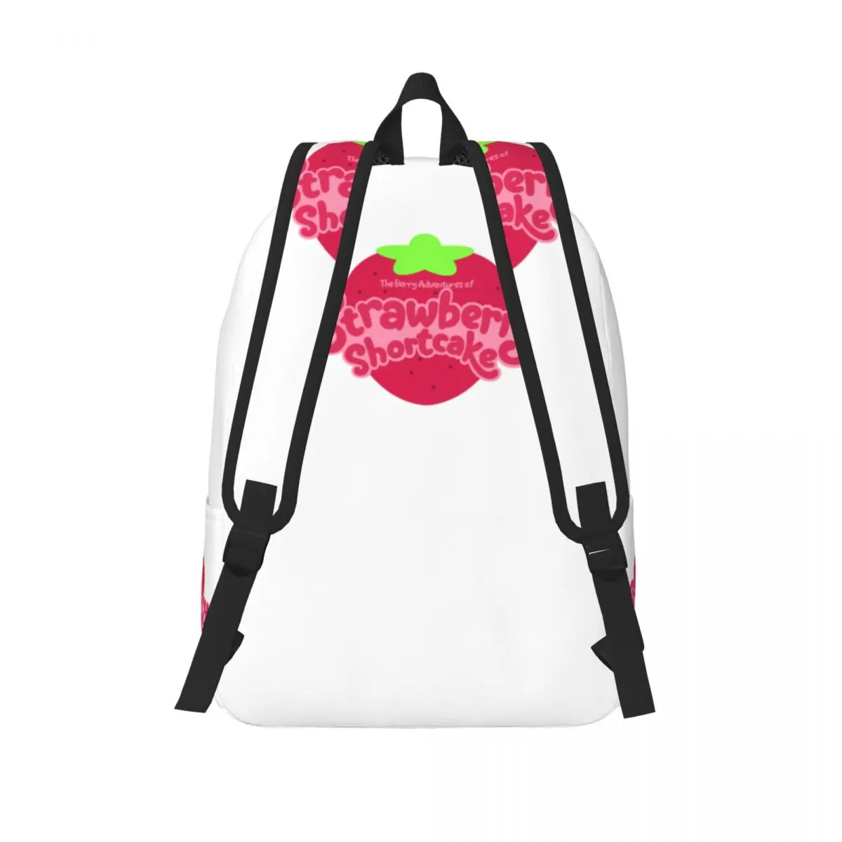 Mochila leve para homens e mulheres, bolo de morango, mochila de negócios, laptop, computador, estudante, moda