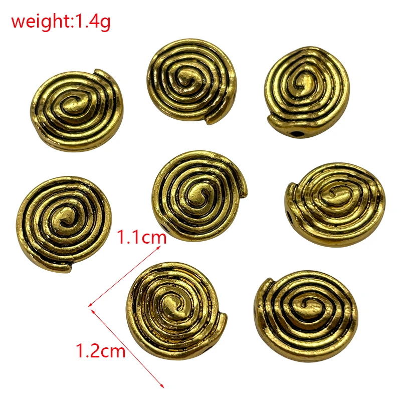 Various Irregularities Hollow Out Oval Spacer Gasket DIY Women\'s Jewelry Making Beads Tibetan Silver Bronze Accessorie Wholesale