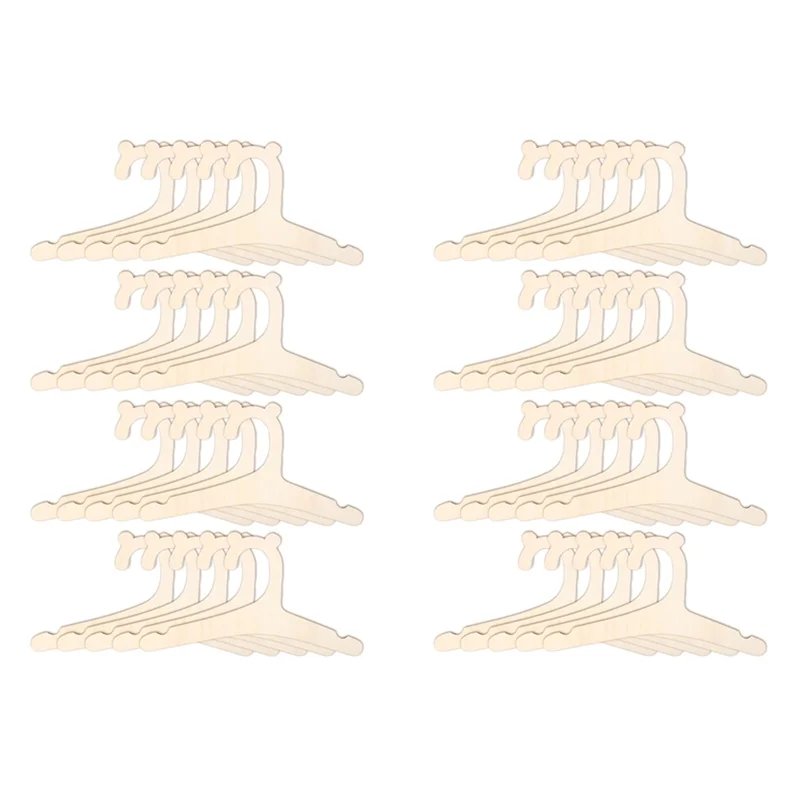 PHFU-شماعات خشبية للأطفال، 40 قطعة شماعة معطف الطفل للملابس 9 بوصة أطفال طفل رضيع الأطفال شماعات خشبية، للملابس والسراويل