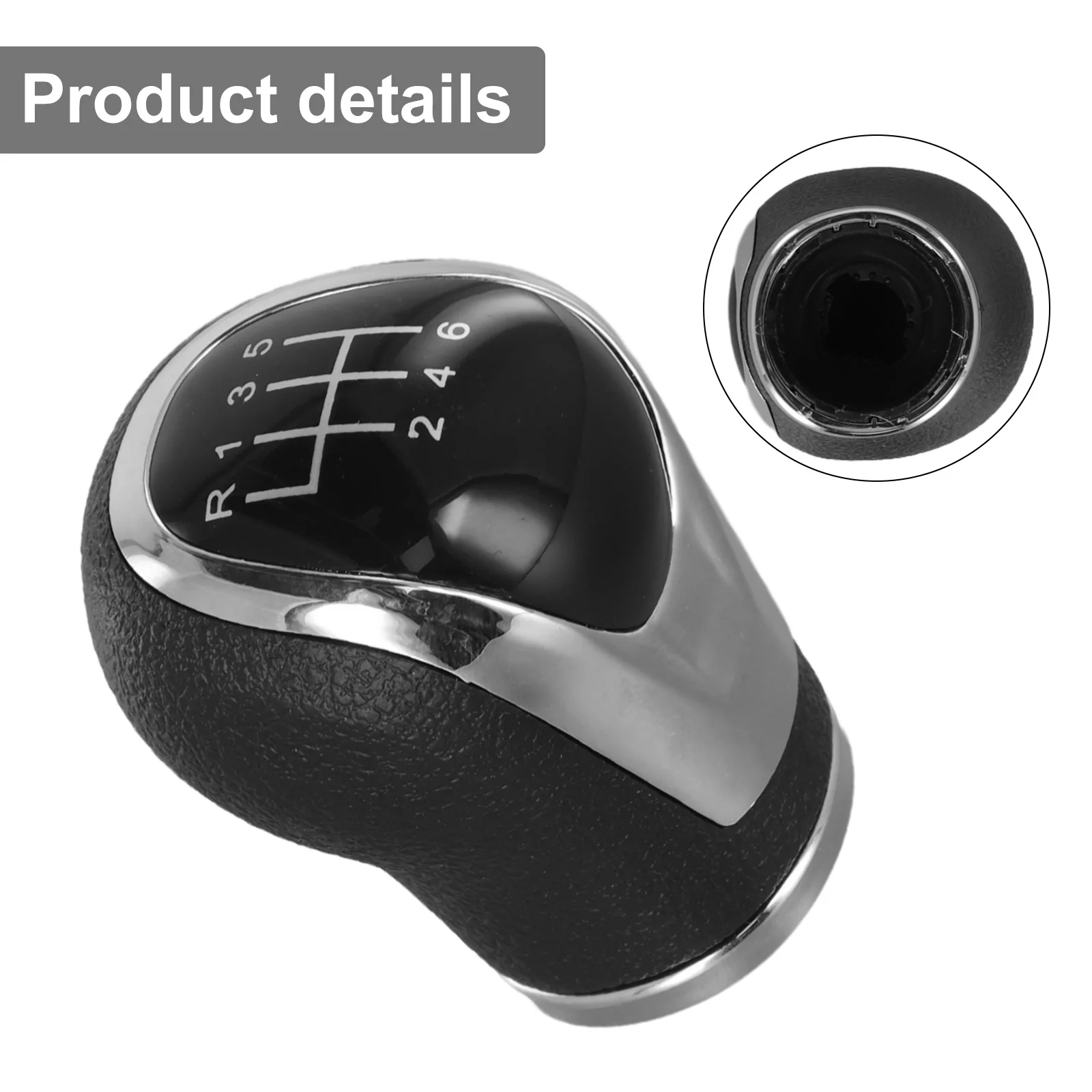 1pcs Plastic 6-Speed Auto Shift-Lever-Knob For Nissan For Qashqai For J11 For X-Trail For T32  Parts Accessories