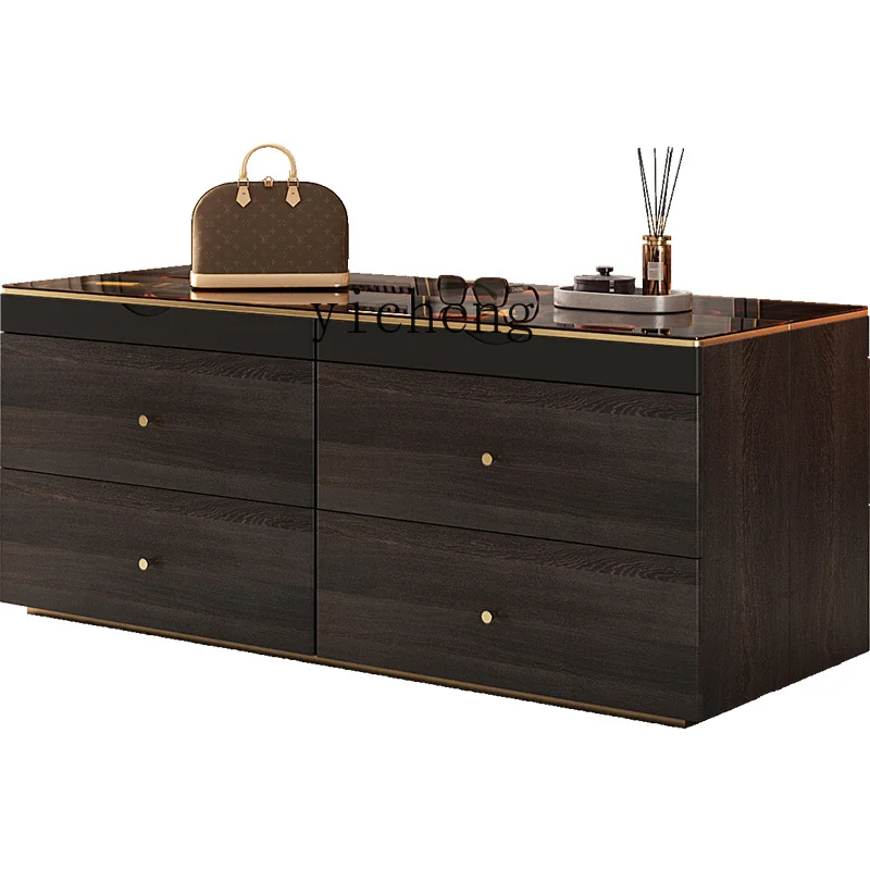 Cloakroom Island Cabinet Display Cabinet Modern Minimalist Double-Sided Jewelry Cabinet Home Floor See-through Table Top