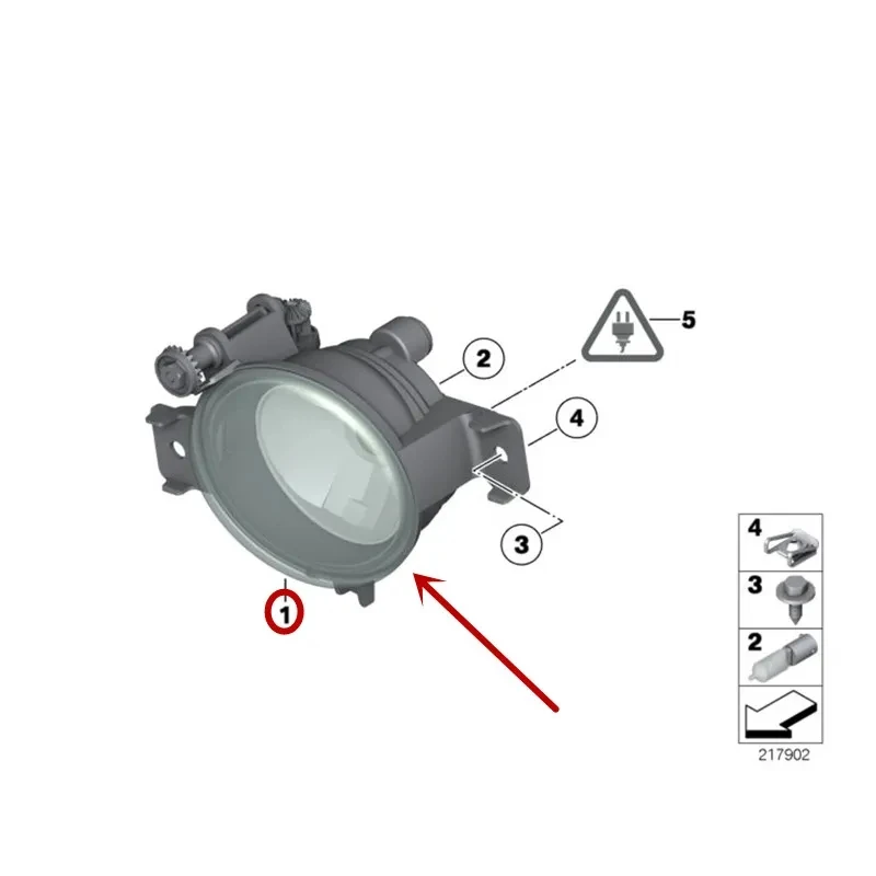 Car Front Bumper Fog Light Fog Lamp Without Lamp For BMW X5 E70 Sport Package 2011 2012 2013 63177224643 63177224644