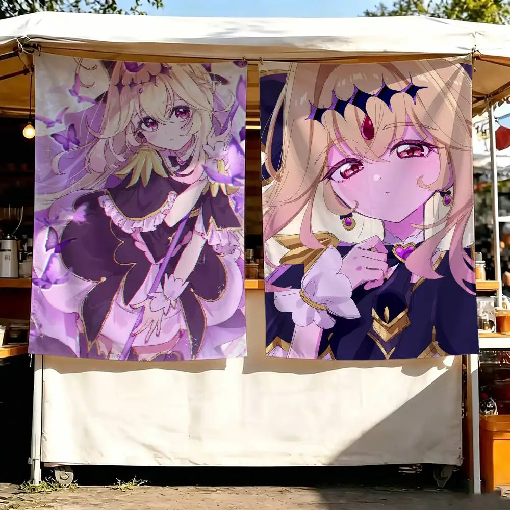 Bandera colgante con diseño de M-Moria Ruruka C-Cure Arcana Shadow Art, para decoración de pared, dormitorio, hogar y exteriores