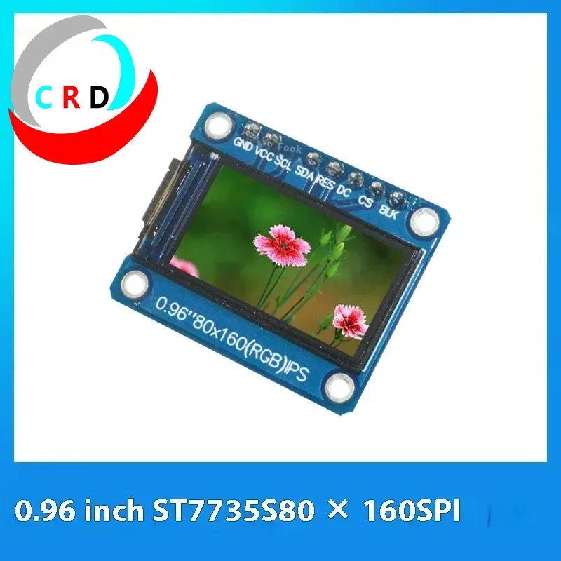 Changruida 0.96 inch TFT LCD 80x160 full color ST7735S small screen SPI module LCD raspberry pi screen  lcd display  esp32 oled