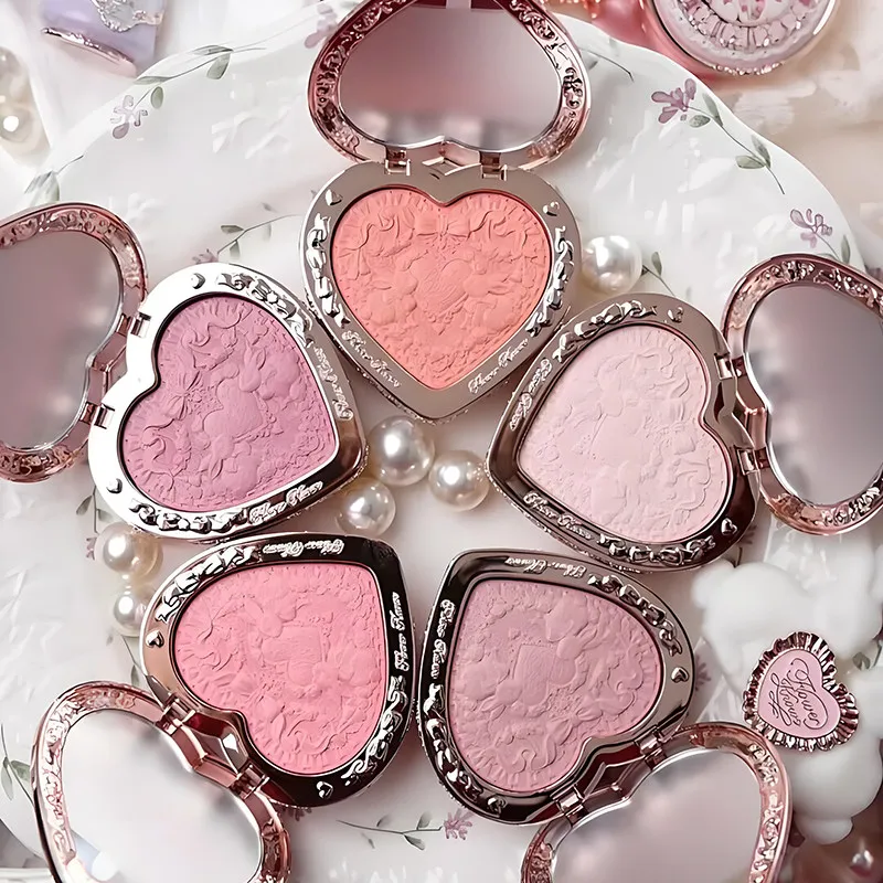 플라워 노우 보니 가든 시리즈 올인원 기프트 세트 블러셔 & 아이섀도우 팔레트, 립밤, 거울 기프트 세트