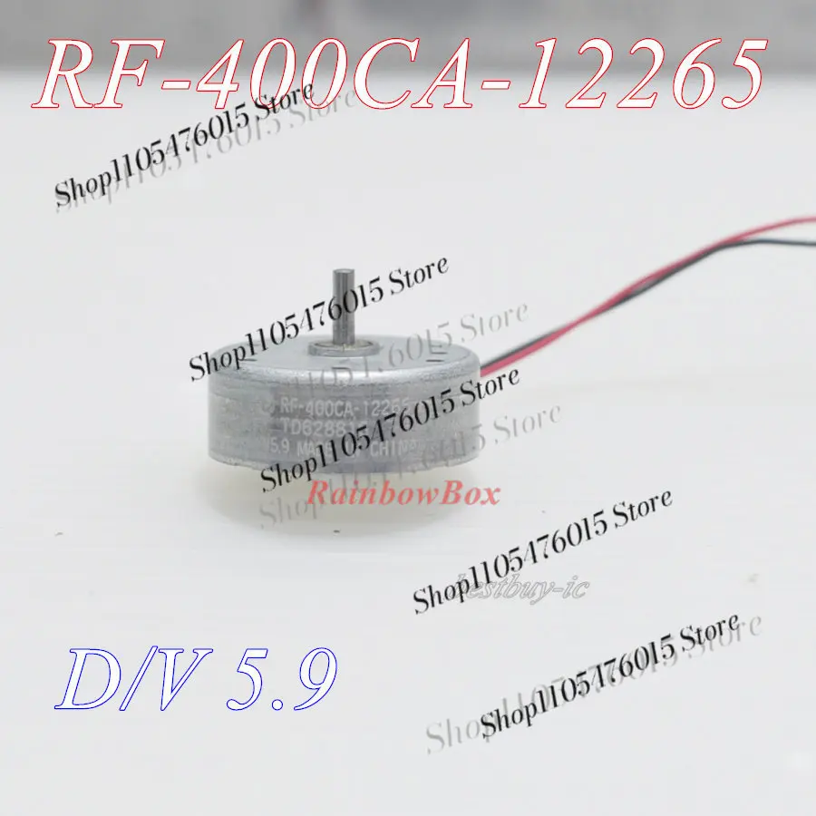 New For Mabuchi RF-400CA-12265 Micro DC Motor 5.9V Thin Profile Precious Metal Carbon Brushes Replacement Parts