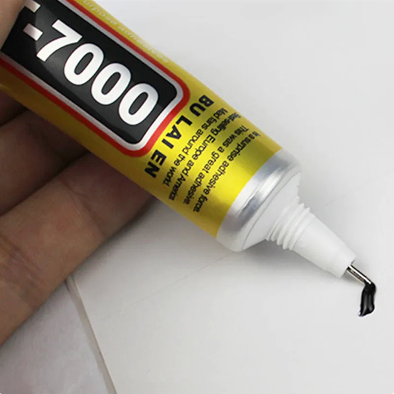 T7000 15ML Multipurpose Industrial Adhesive DIY Jewelry Crafts Crystal Phone Screen Glass Repair Liquid Super Black Glue