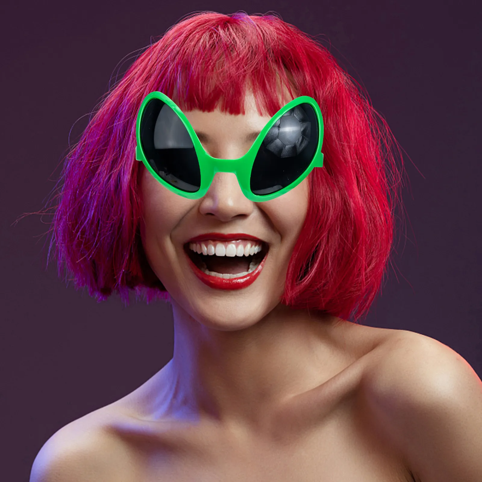 

2 шт. легких пластиковых забавных солнцезащитных очков для вечеринок, фестивалей, косплея, фотосессий, путешествий, вождения, активного отдыха, летнего декора