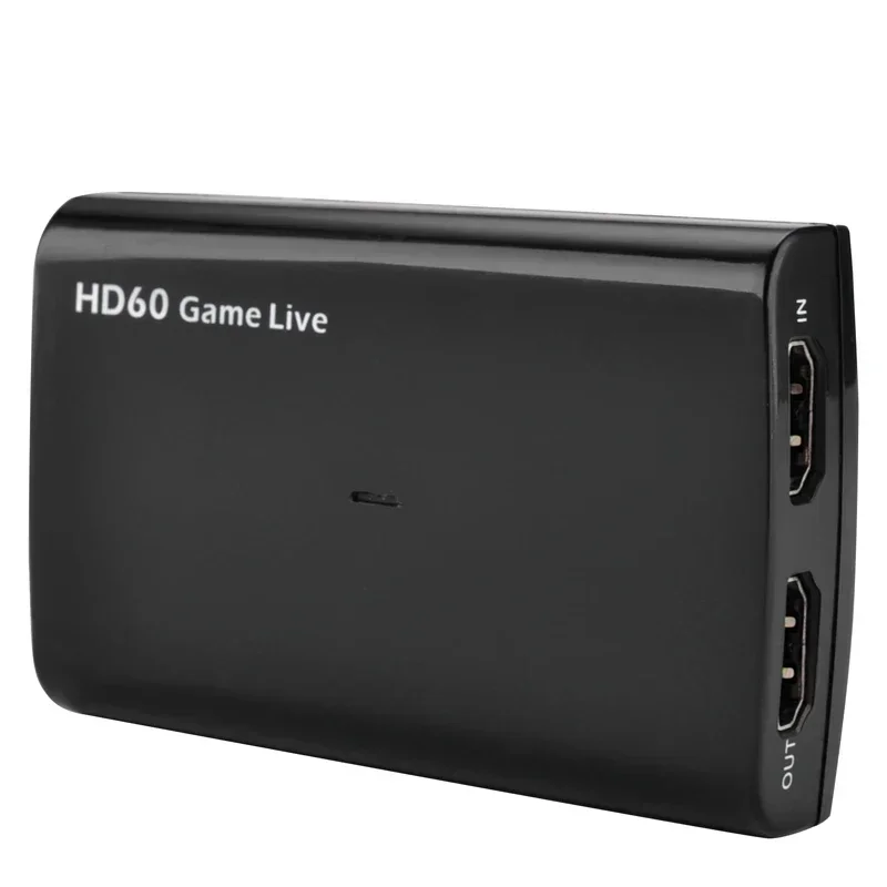 1080p60 Audio Video Capture Card Game Recording Box Live Steraming plate Support Mic In HDMI Loop for PS4 PS5 Camera PC