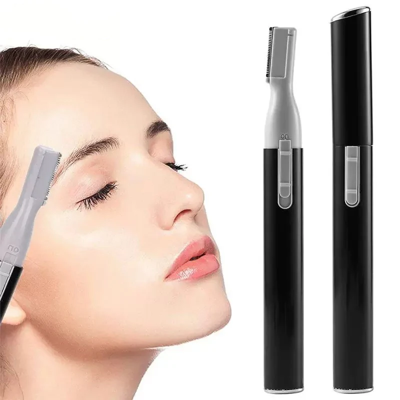 Aparador Elétrico Portátil de Sobrancelhas, Depilador Facial e Corporal para Braços e Pernas, Kit de Higiene Pessoal