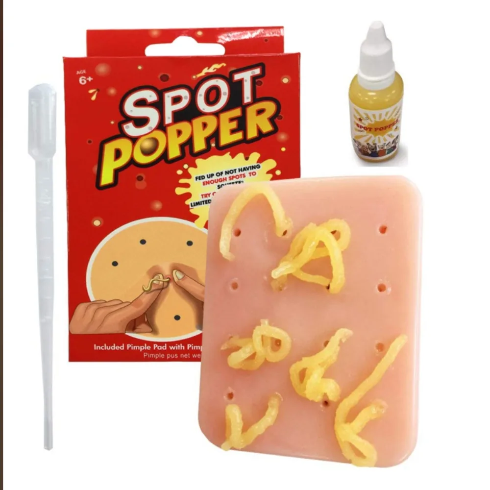

Pimple Popping Stress Relief Toy Silicone Reusable Squeeze Acne Toys With 30ml Additive Solution Novelty Toy for Child and Adult