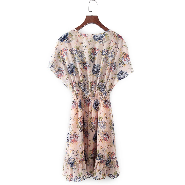 กระโปรงทรงเอ ผ้าชีฟองพิมพ์ลาย ยาวปานกลาง สไตล์ลำลอง เหมาะสำหรับใส่ไปทำงาน ใส่ได้หลายโอกาส รุ่นใหม่สำหรับฤดูร้อน