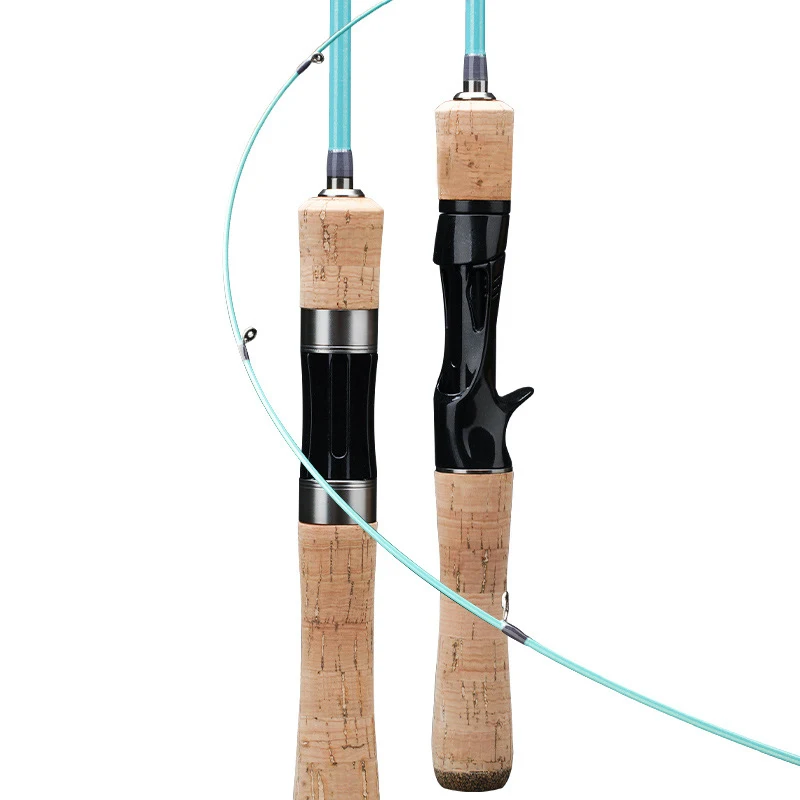 

UL Power Ultralight Carbon Casting Rod With Solid Tip, Professional Micro Lure Fishing Pole For White Fish And Chub Fishing