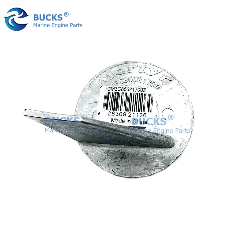 For Tohatsu Outboard Motor 2-stroke or 4-stroke M40D M40D2 M50D M50D2 3C8-60217-0  Boat Accessories 3C8-60217 AI Anode