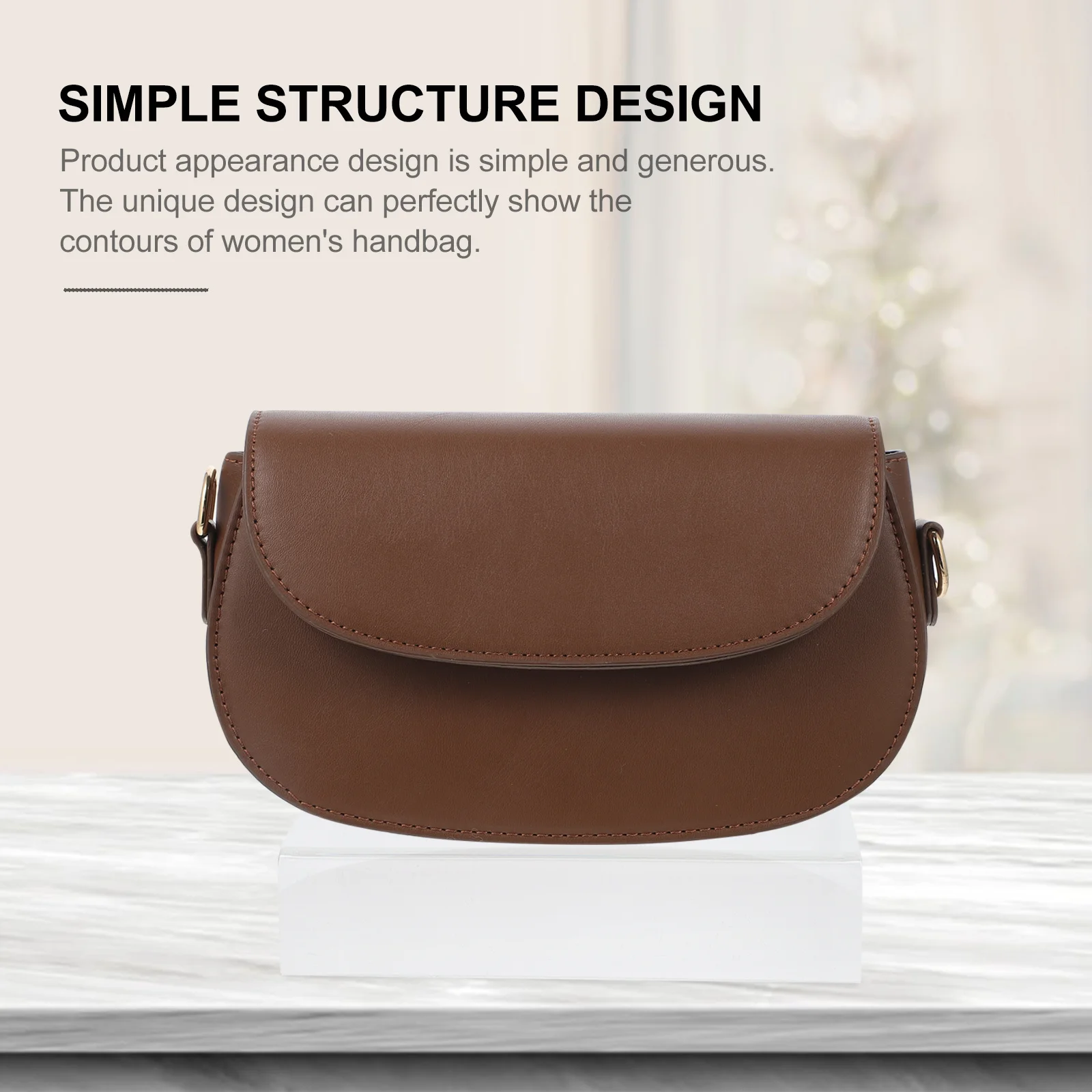 

1Pcs Clear Handbag Display Stand Sturdy Acrylic Shelf for Bag Storage Retail Display Organizer Bracket Briefcase Rack