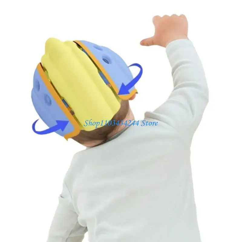 

Baby Head Protections Hat, Soft & Comfortable Learning Walk Hat Safety Bonnet Caps for Toddlers Learning to Walk