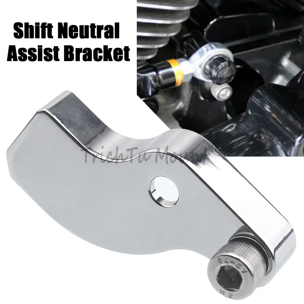 Motorcycle Shifter Assist Bracket Black Gear Shifter Neutral Kit For Harley Road King Electra Glide Softail Fat Boy Accessories