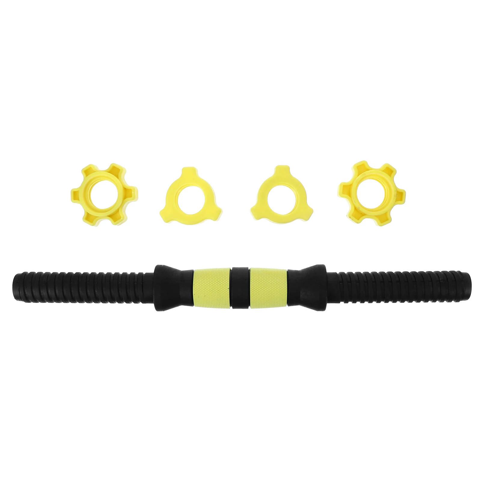 

Dumbbell Connecting Rod Set ABS Material Yellow Easy Installation Transform Dumbbells Barbells Fitness Equipment Outdoor Long H