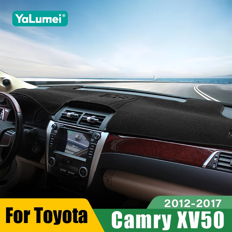 Für Toyota Camry 50 XV50 2012 2013 2014 2015 2016 2017 Auto-Armaturenbrett-Sonnenschutzabdeckung Instrumententafel Rutschfeste Zubehörteile