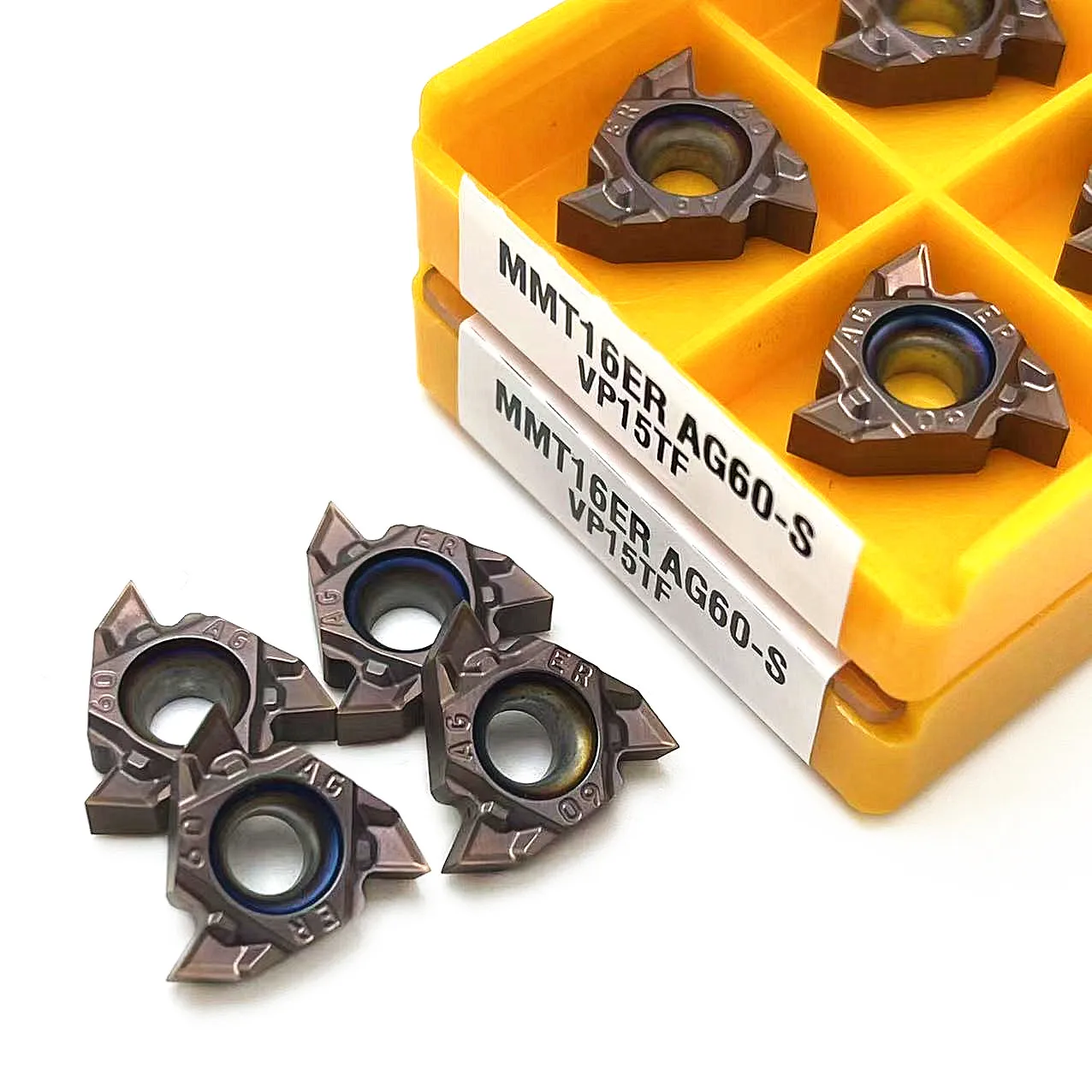 Mmt16er AG60-S vp15tf us735 ue6020 Hartmetalle in sätze Gewinde dreh werkzeug Schneidwerk zeuge Gewinde einsatz cnc Drehmaschine nwerk zeug Dreh einsatz