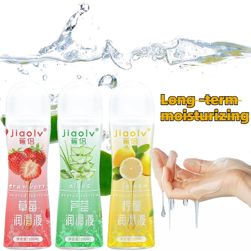 Fruchtiges wasserlösliches Gleitmittel, leicht zu reinigen, Sex für Erwachsene, schwules Analsexprodukt, glatt und nicht waschbar, Verbesserung der Trockenheit, Orgasmusessenz