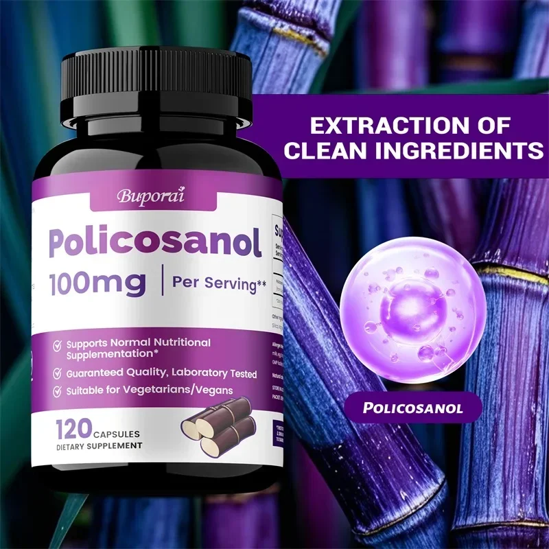 

Поликозанол 100 мг - нормализует уровень холестерина, улучшает кровообращение, поддерживает здоровье сердца, повышает иммунитет, без ГМО.