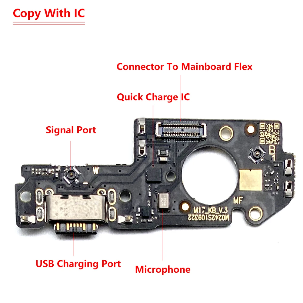 For Xiaomi Poco X5 Pro Redmi Note 12 Pro Plus 4G 5G Dock Connector USB Charger Charging Port Flex Cable Board With Microphone