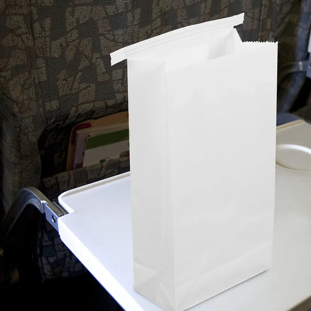 10pcs Bags Bag Vomit Disposable Barf Emesis Sickness Travel Car Sick Puke Pack Motion Sickness Vomit Car Airplane Cleaning Bags