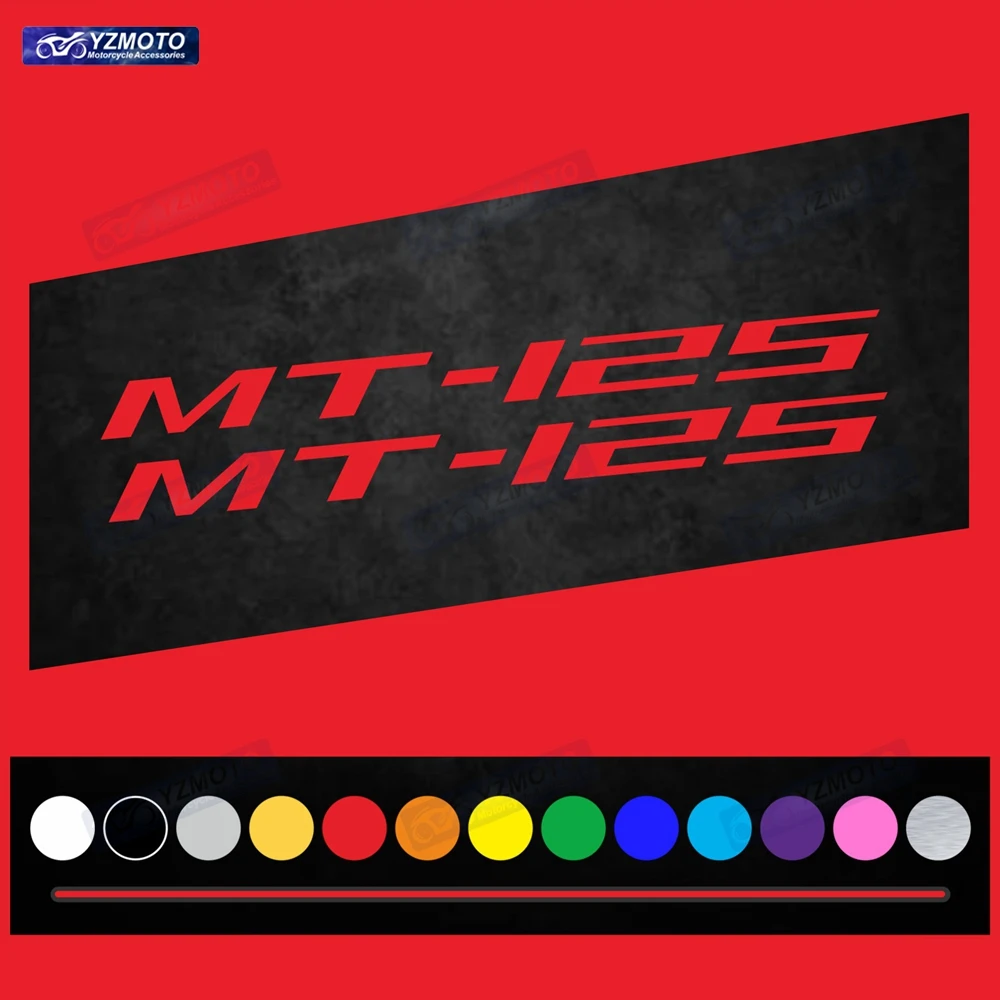 

For MT-125 MT125 Motorcycle Accessories Racing Fuel Tank body Logo Decals Engine Fairing Windshield Helmet Decorative Stickers