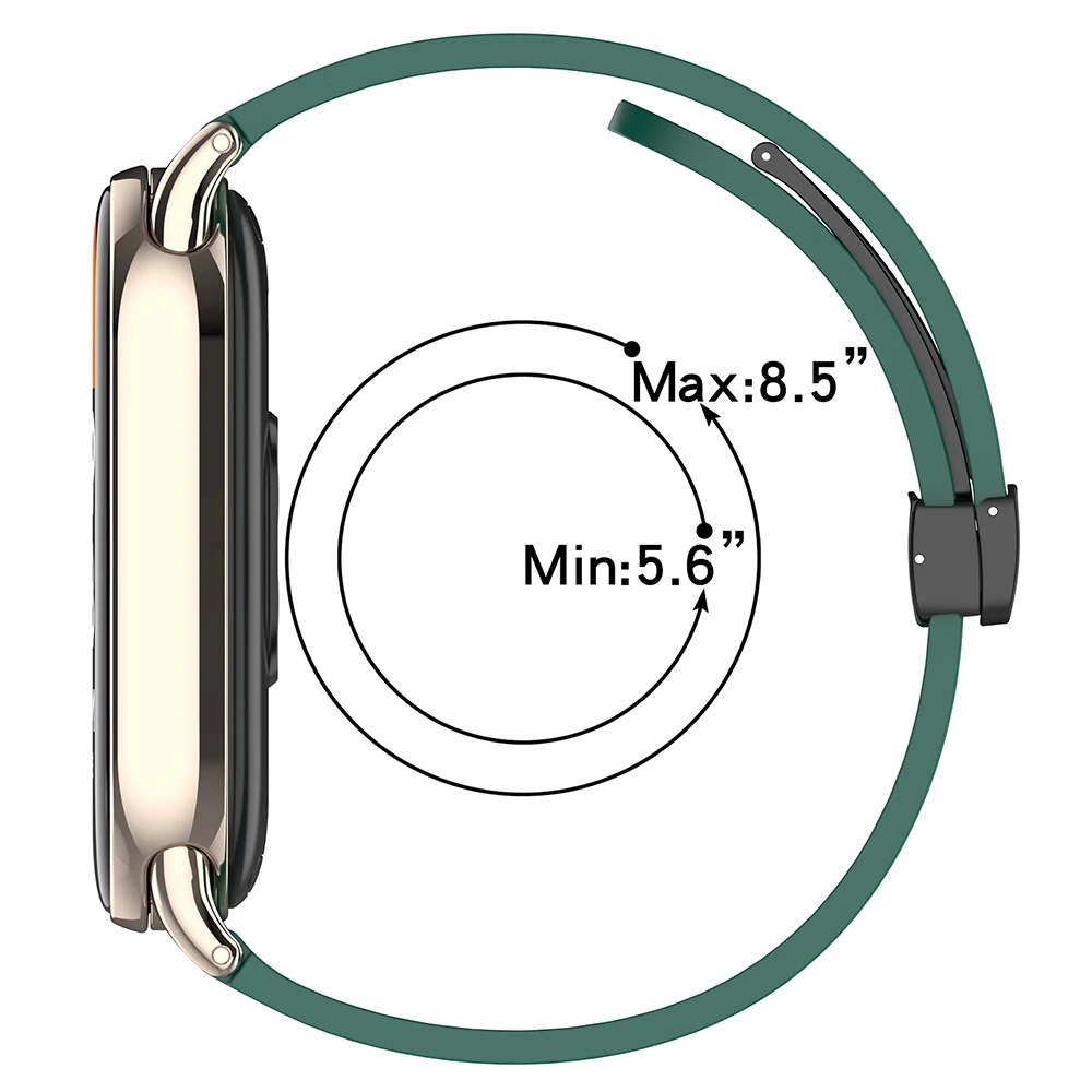 Магнитный силиконовый ремешок для часов Mi Band 10, браслет для Xiaomi Smart Band 9/Mi Band 8, женский и мужской эластичный мягкий спортивный браслет
