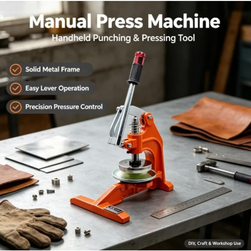 Round Sample Cutter Pressure Type Sampling Knife Hand Pressure Disc Sampler Orange/Black Optional